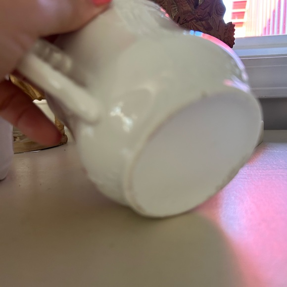 Vintage mustache mug, floral shave mug, rose, Victorian, pink - Picture 9 of 10